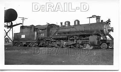 8k300j Rp 1957 Midland Valley Railroad 2-8-2 Loco #70 Ft Smith Ar • $8.99