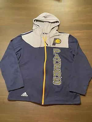 Adidas Indiana Pacers Mens Climawarm NBA Jacket Size M • $25.79