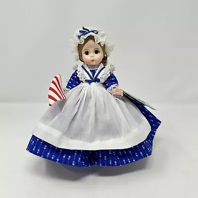 Madame Alexander Betsy Ross Doll 8 Inch Blond Hair Blue Eyes 431 Blue Dress • $20
