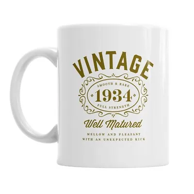 90th Birthday Gift Present Idea For Men Women Ladies Dad Party Happy 90 Mug • £9.95