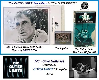  OUTER LIMITS: THE ZANTI MISFITS  SCARY 1960s TV Episode! SIGNED By BRUCE DERN!  • $150