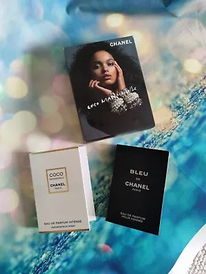 £5.99 • Buy Chanel Coco Mademoiselle 1,5ml+BLEU DE CHANEL 1.5ml NEW