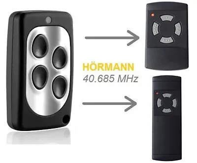 Handheld Transmitter Hörmann 40 MHz Compact. HSM4 HS4 HSE2 Radio 40.685 Remote Control 40685 • £26.03