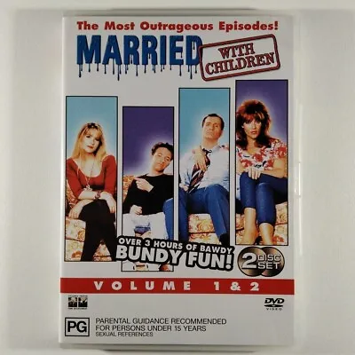 Married With Children Volume 1 & 2 DVD Region 4 PAL TV Series Episode Collection • £6.25