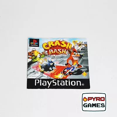 Crash Bash - Manual (No Game) - Sony PlayStation 1 - PS1 • £6.95