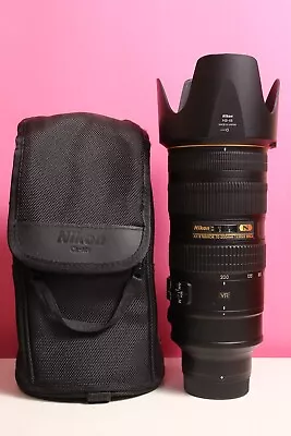 Nikon Nikkor AF-S 70-200mm F/2.8 G ED VR II (Mark 2) Telephoto Lens EXCELLENT! • $1435