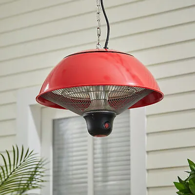 £69.95 • Buy Garden Heater Hanging Adjustable Heating Halogen Lamp Warmer With Remote Control