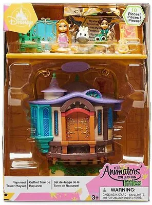 $45.99 • Buy NEW Disney Animators' Littles Rapunzel Tower Play Set – Tangled Collection 
