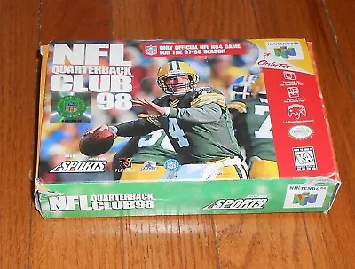 N64 Nfl Quarterback Club 98 Empty Box  • $12.99