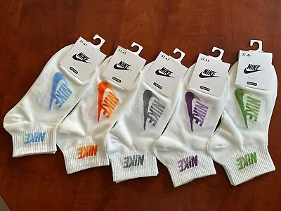 Nike Socks Colorful Unisex5 PAIRS NEW Low-Cut • $19.99