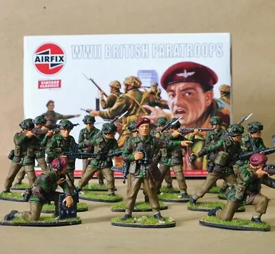 £60 • Buy Ww2 British Paratroops Airfix 1:32 Professionally Painted Boxed 