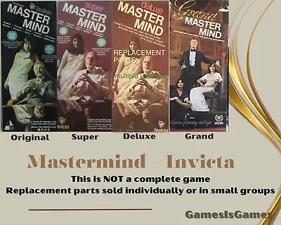Board Game Parts: MASTER MIND SUPER DELUXE GRAND DISNEY Replacement Pieces • $3.50