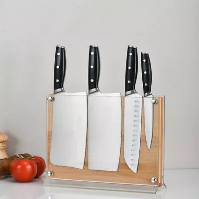 Large Double-Sided Magnetic Knife Holder Knife Block • $76.95