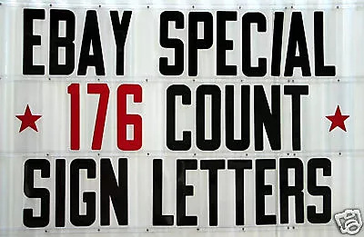 8  Changeable Sign Letters For Outdoor Marquee Portable Signs • $79.98