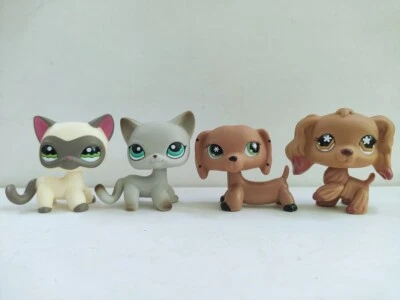 £8.39 • Buy 4pcs/lot LPS Toys Pet Shop Cat Dog #1116#391#716 Animal Figures