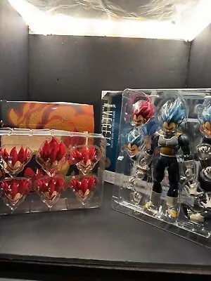 Super Saiyan God Super Saiyan Vegeta SH Figuarts With Custom Headsculpt • $120