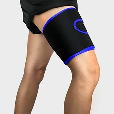 Thigh Groin Compression Wrap Brace Sleeve Elastic Support Universal Adjustable • $21.98