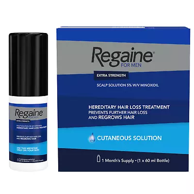 REGAINE For Men 5%  Hair / Scalp Treatment Extra Strength Solution 60ml • £17