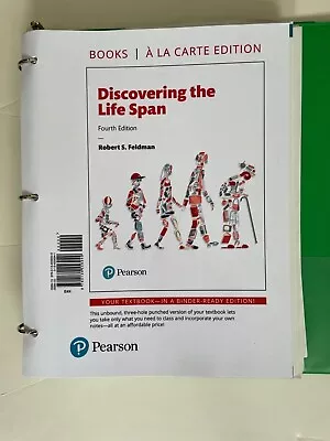 Discovering The Life Span -- Books - Loose Leaf By Feldman Ph.D. Robert - Good • $29.99