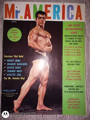 1962 June Mr. America Magazine - George Orlando - Great Muscle Issue  • $24.99