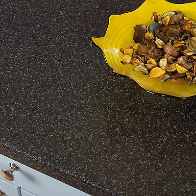 Black Quartz Stone Effect Laminate Kitchen Worktop 38mm 3m And 4m Worktops • £158.50