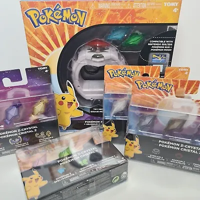 Tomy Pokemon Z-Ring Bracelet Crystal Sets Brand New Sealed 3DS DS • $128.42