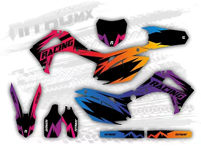 Graphics Kit Fits Honda CRF 450 R CRF 450R 2013 2014 2015 2016 Decals Stickers • $252.89