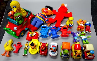 Vintage Lot 21 Sesame Street & Muppets  Figures Plush-Diecast & More  1980s Era • $19.99