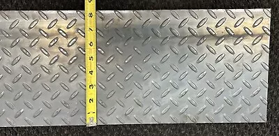 Diamond Tread Plate - Steel - 1/8 Thick - 8  Width - Custom Lengths • $12