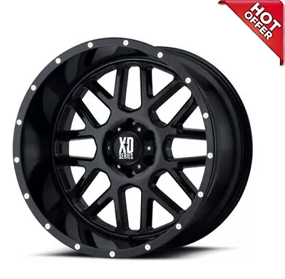 (4) 20x12 XD Wheels XD820 Grenade Gloss Black Off Road Rims(S10) • $1744