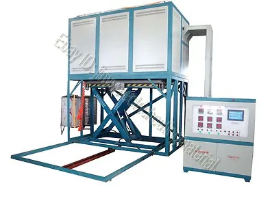 $28000 • Buy 1200 Lifting Vacuum Atmosphere Furnace For Heating Treatment With PID Control