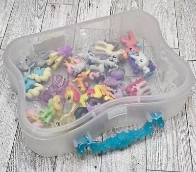 My Little Pony Ponyville MLP Mini Miniature Figures Lot W/ Storage Case Spike  • $29.95