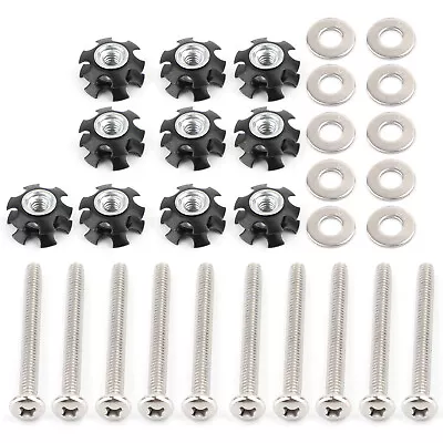 10xRV LADDER REPAIR Nuts Stainless Bunk Motorhome Parts Camper Trailer Coach F13 • $14.99