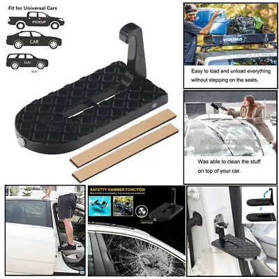 Mini Folding Car Door Latch Foot Hook Pedal Ladder Step For JEEP SUV TRUCK ROOF • $9.49