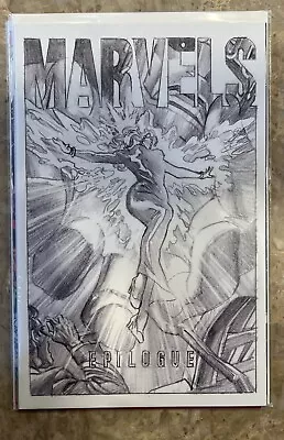 Marvels Epilogue #1 1:200 Alex Ross B&W Sketch Variant 2019 NM • $2.99