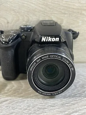 Nikon Coolpix P500 12.1MP Digital Camera 36x Zoom HD 1080p Unit And Battery • $45