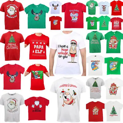 $14.95 • Buy New Funny Adult Xmas Christmas T Shirt Tee Mens Womens 100% Cotton Jolly Ugly