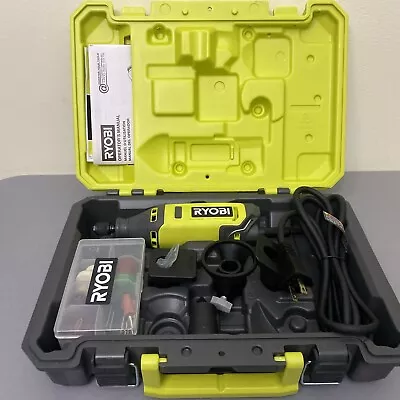 USED RYOBI RRT200 1.4 Amp Corded Rotary Tool Kit And Accessories • $31.45