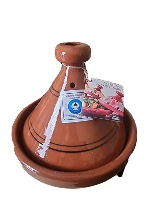 $60 • Buy New In Box Verve Culture Moroccan Cooking Tagine For Two, Red W/ Spices Pack