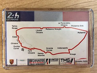 Le Mans 24 Hour Race Circuit ~ Fridge Magnet / Mini Photo Stand • £3.50