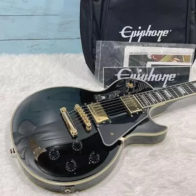 Epiphone LesPaul Custom Lite Black 2019 W/Gig Bag Used Shipping From Japan • $819.89