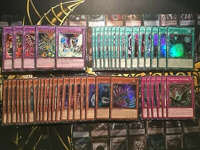 YuGiOh! Zane's Cyber Dragon Deck - Cyberdark End Herz Nachster Core 47 Cards! • £7.95