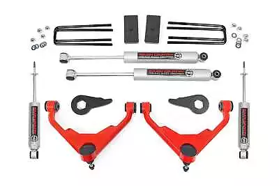 Rough Country 3  Lift Kit For 2001-2010 Chevy/GMC 2500HD | FT Codes - 8596N2RED • $519.95