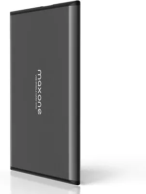 Maxone 2.5 Portable External Hard Drive 320GB-USB 3.0 Ultra Slim Aluminum HDD B • £30.54