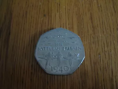 RARE 2015 50p FIFTY PENCE COIN - BATTLE OF BRITAIN 1940 - 75th ANNIVERSARY • £2.15