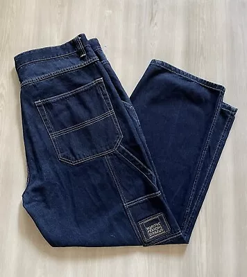 Vintage Marithe Francois Girbaud MFG Denim Carpenter Blue Jeans Sz 40x31 • $75