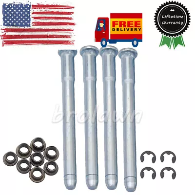 93356553 4 Sets Door Hinge Pin Bushing Kit For 1994-2004 Chevy S10 GMC S15 4.3L • $13.49