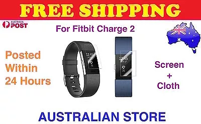 3Pcs Invisible Clear Front Screen Protector Films Cover For Fitbit Charge 2  • $5.98