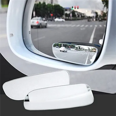 2Pcs Universal Car Auto 360° Wide Angle Convex Rear Side View Blind Spot Mirror • $17.39