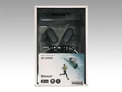 $464.31 • Buy New Sony WF-SP900 4GB Wireless Bluetooth Headphone BLACK Japan DHL Fast Ship NEW